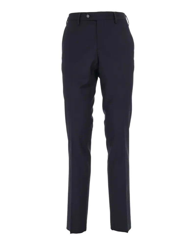Luigi Bianchi Mantova pressed-crease tailored trousers - Blau Blau