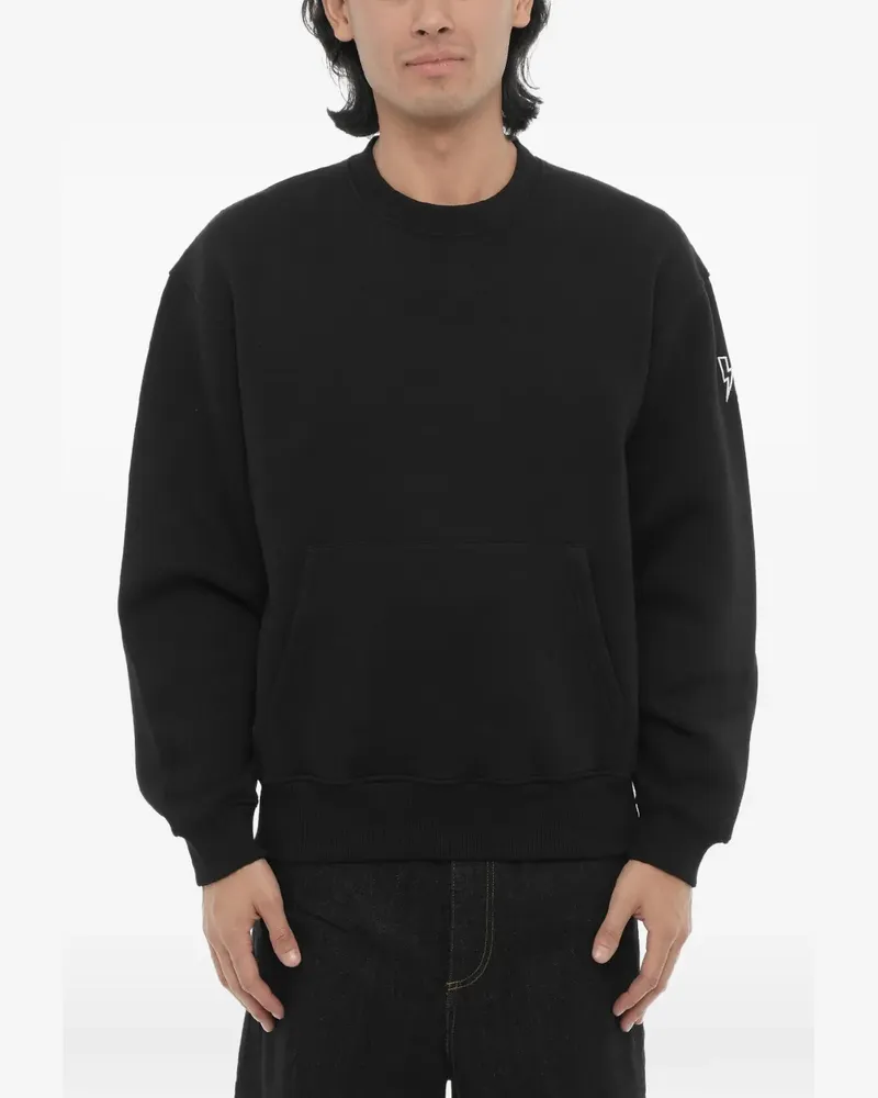 Neil Barrett embroidered-logo sweatshirt - Schwarz Schwarz