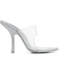 Alexander Wang Nudie Mules 110mm Silber