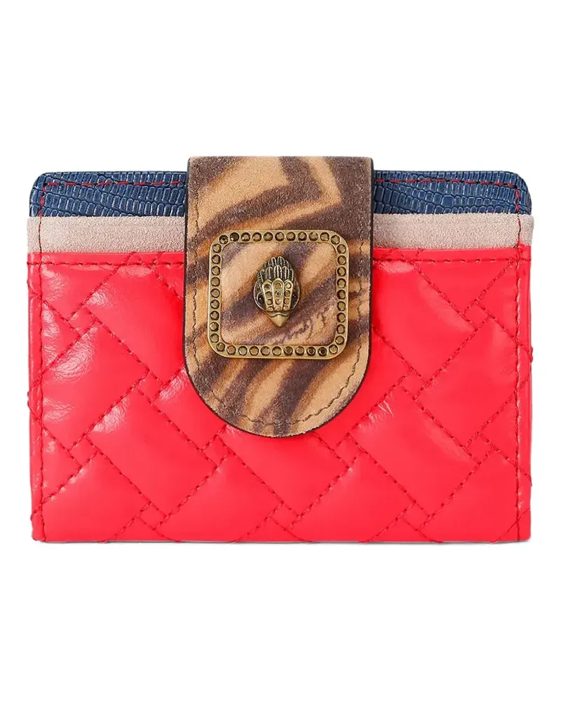 Kurt Geiger eagle-head quilted wallet - Rot Rot