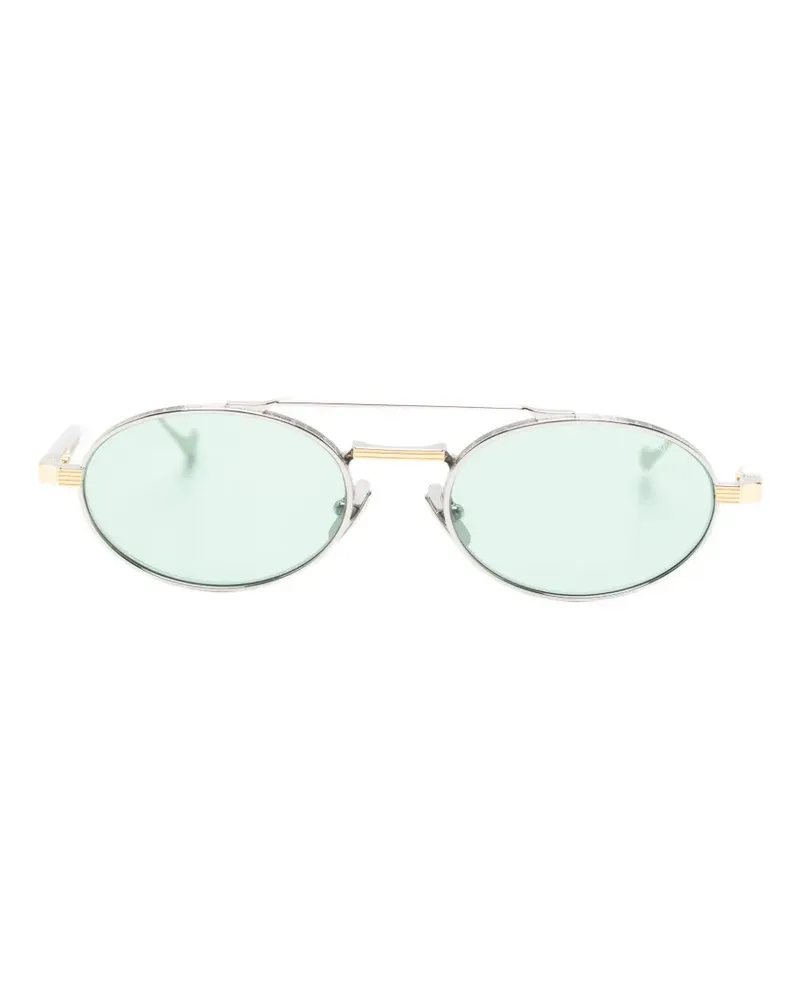 Cutler and Gross Runde Ladbroke Sonnenbrille - Silber Silber