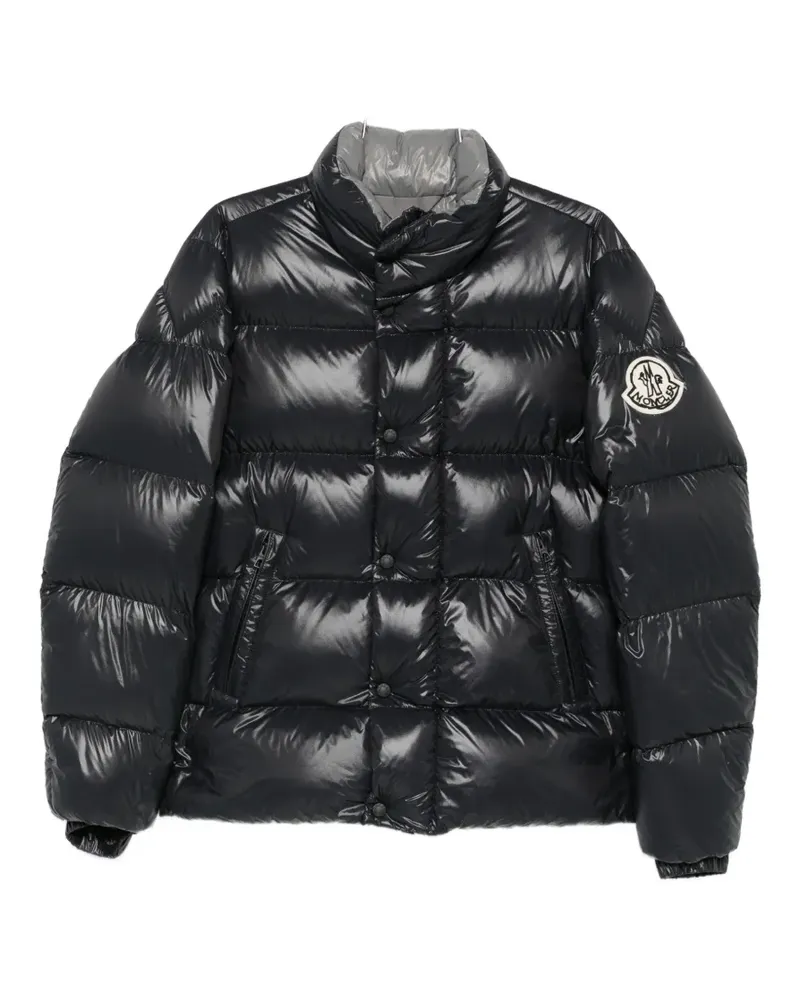 Moncler Gesteppte Jacke mit Stehkragen - Schwarz Schwarz