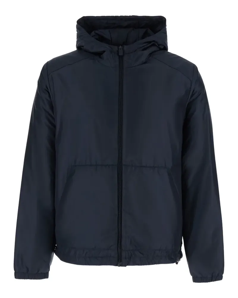 ASPESI hooded zip-up jacket - Blau Blau