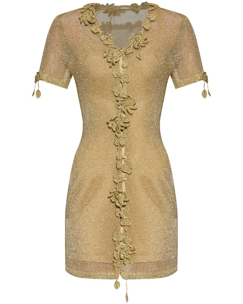 Cult Gaia Zenya Kleid - Gold Gold