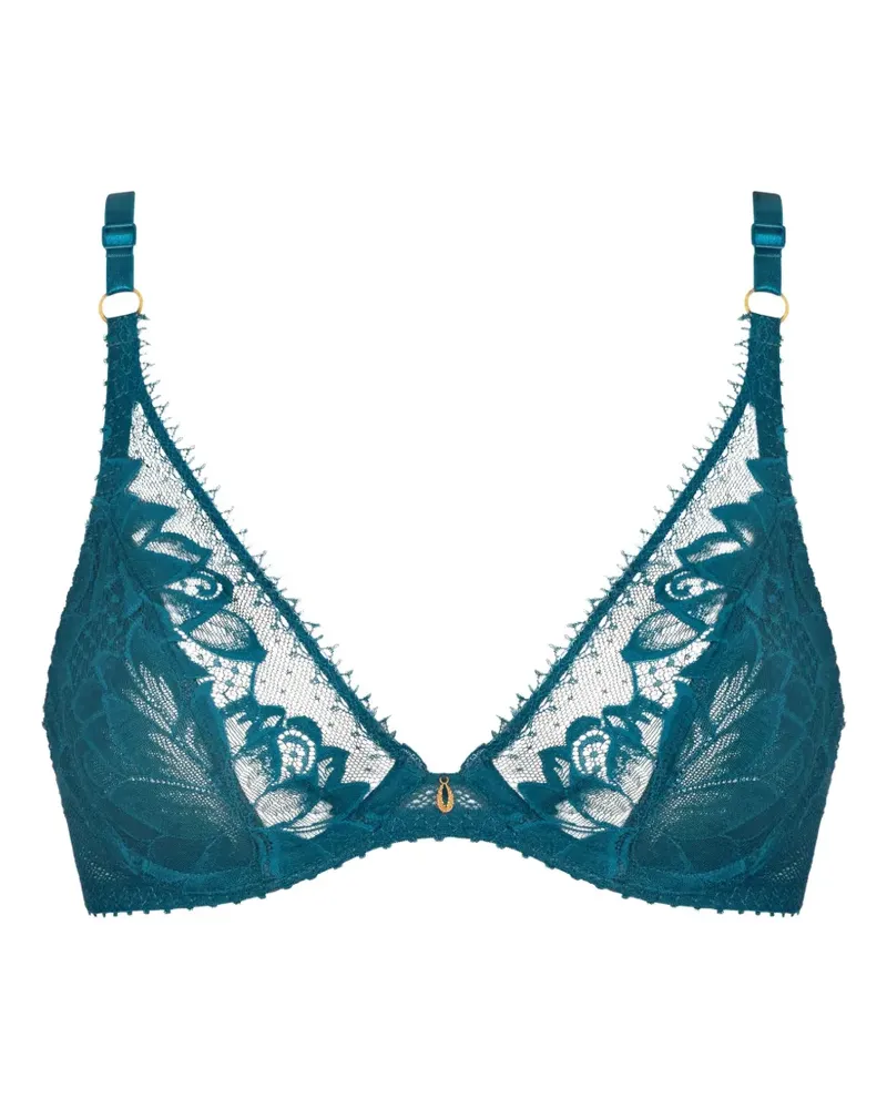 Aubade Flawless Love BH mit Spitzenbesatz - Blau Blau
