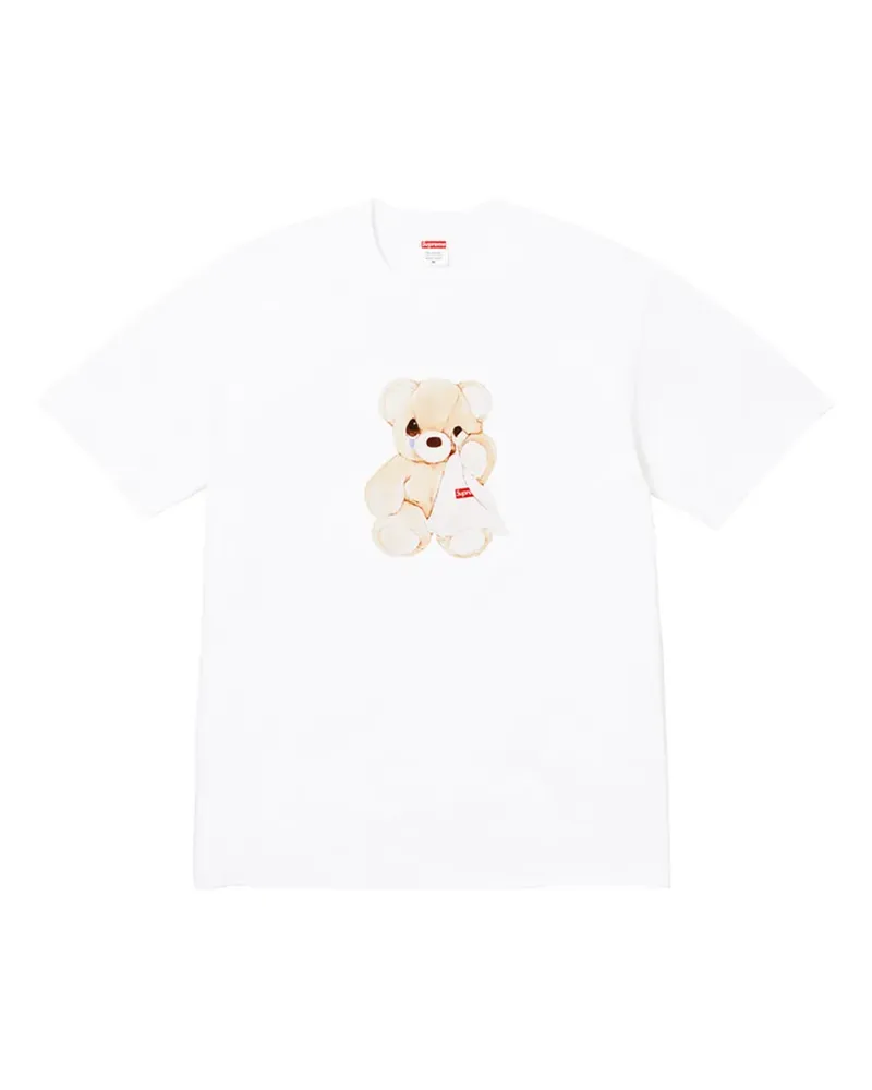 Supreme Being T-Shirt mit Bären-Print - Weiß Weiß