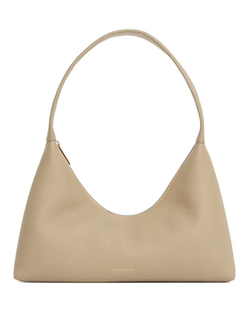 Mansur Gavriel Schultertasche mit Reißverschluss - Nude Nude