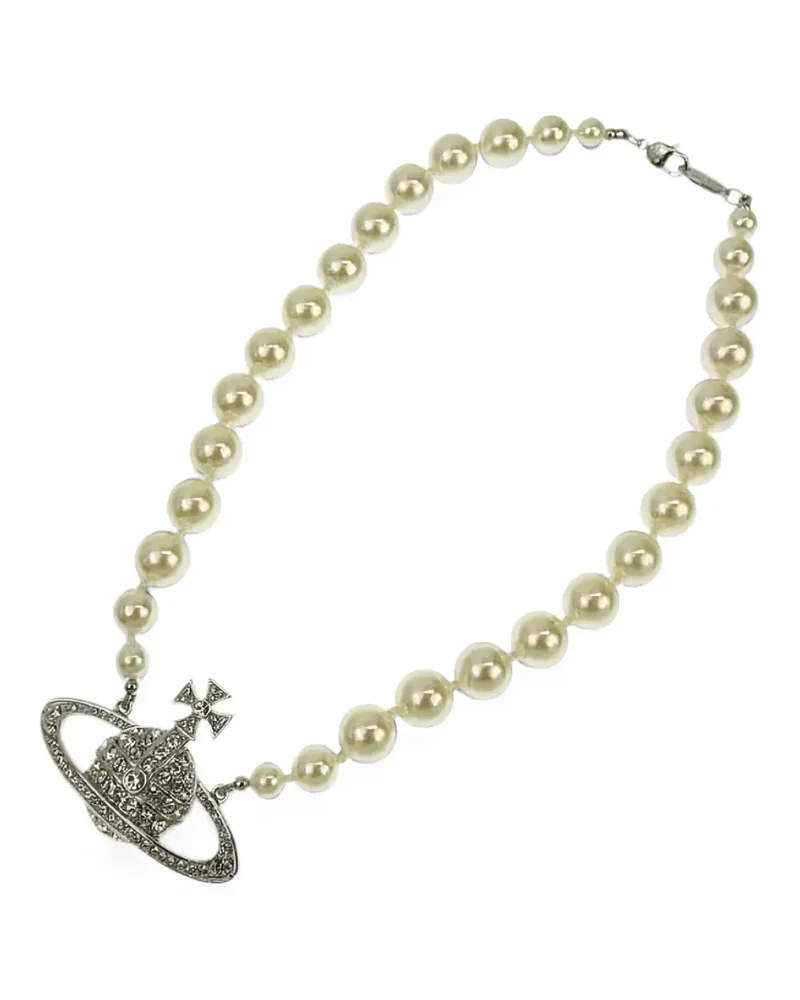 Vivienne Westwood Orb crystal-embellished necklace - Silber Silber