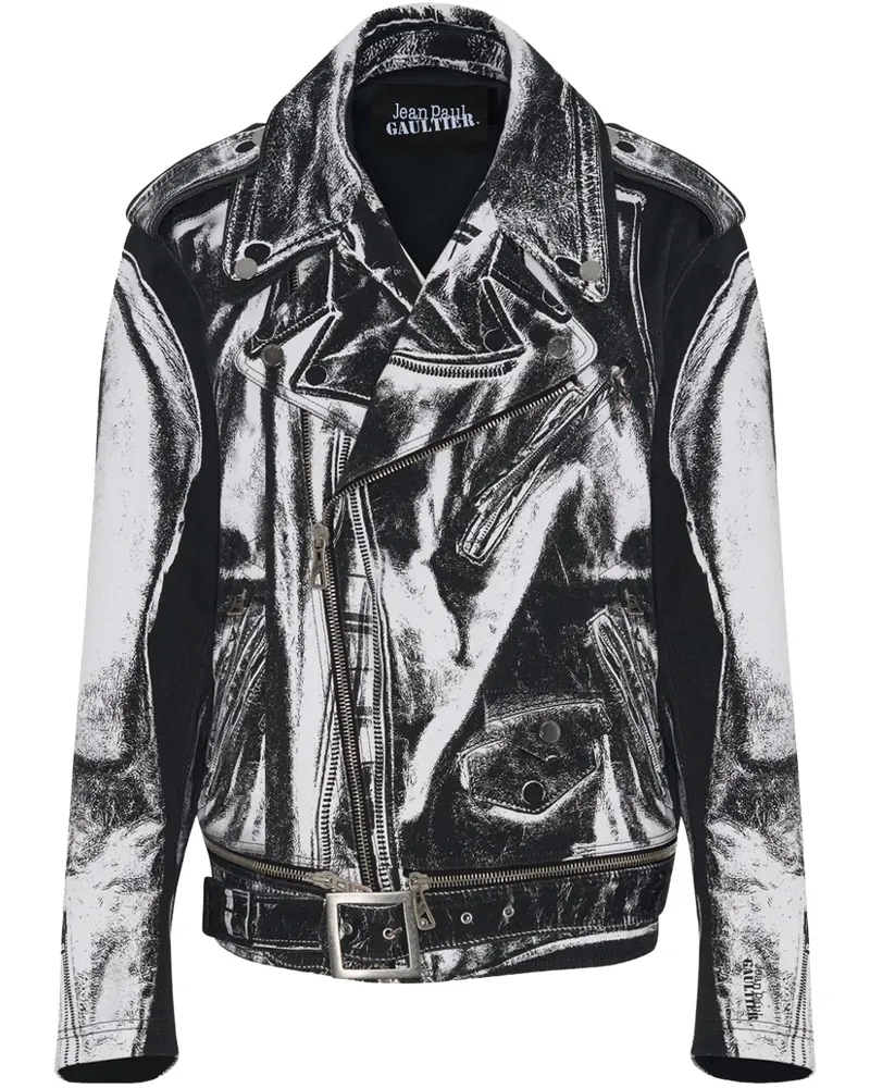 Jean Paul Gaultier Beschichtete Jacke - Schwarz Schwarz