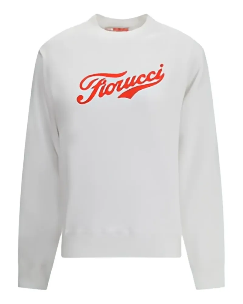 Fiorucci Sweatshirt mit Logo - Weiß Weiß