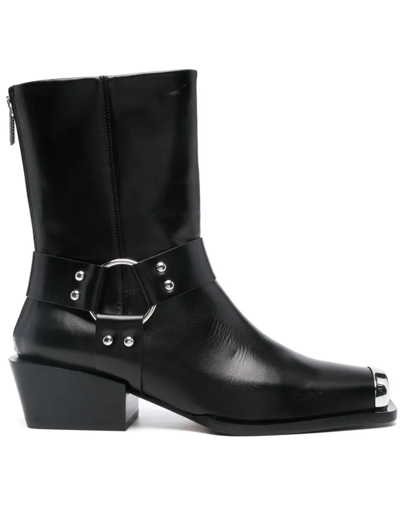 aeyde Wayne Bikerstiefel Schwarz