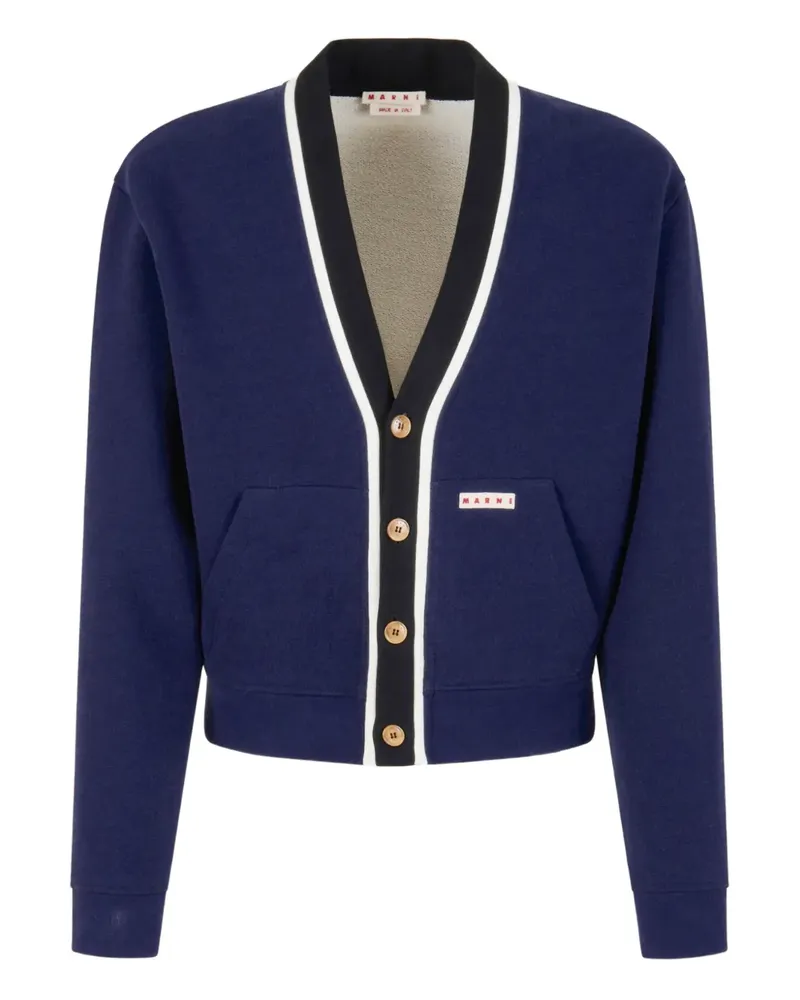 Marni Cardigan mit Kontrastdetails - Blau Blau