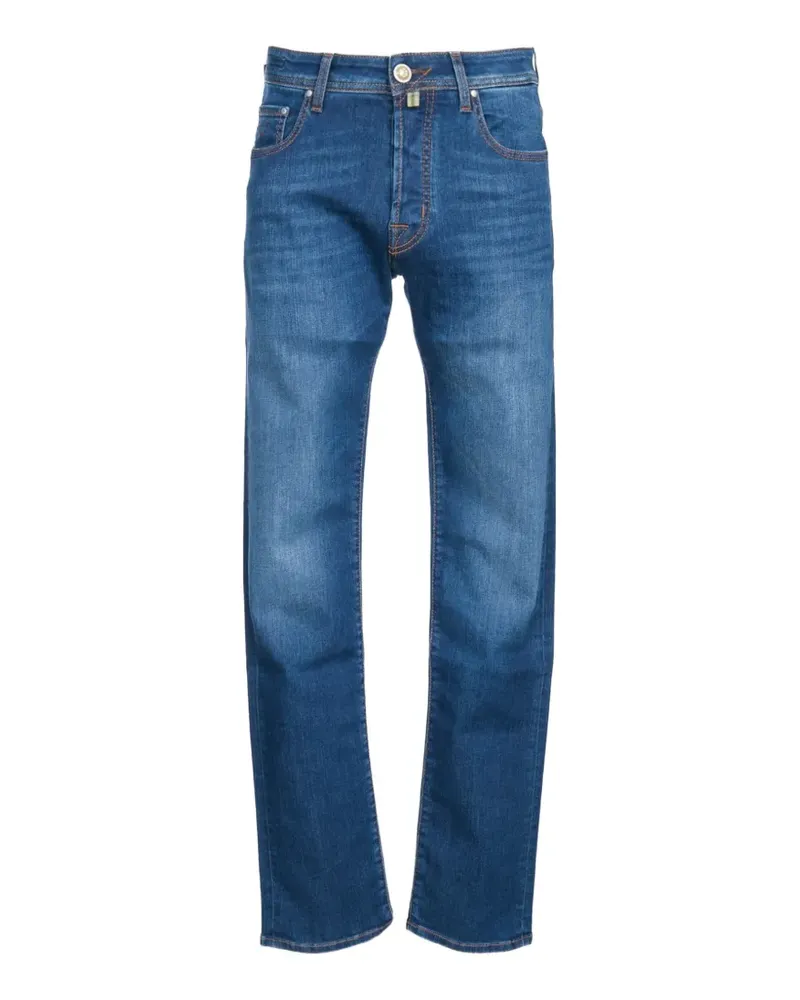 Jacob Cohën faded-effect straight-leg jeans - Blau Blau