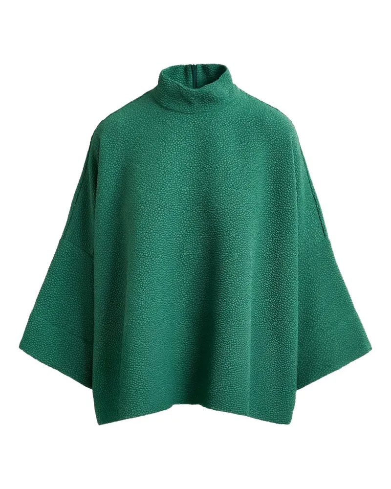 Essentiel Bluse mit Stehkragen - Grün Grün