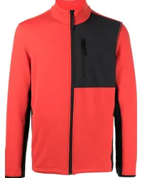 Aztech Mountain Fleecejacke mit Kontrasteinsätzen Orange