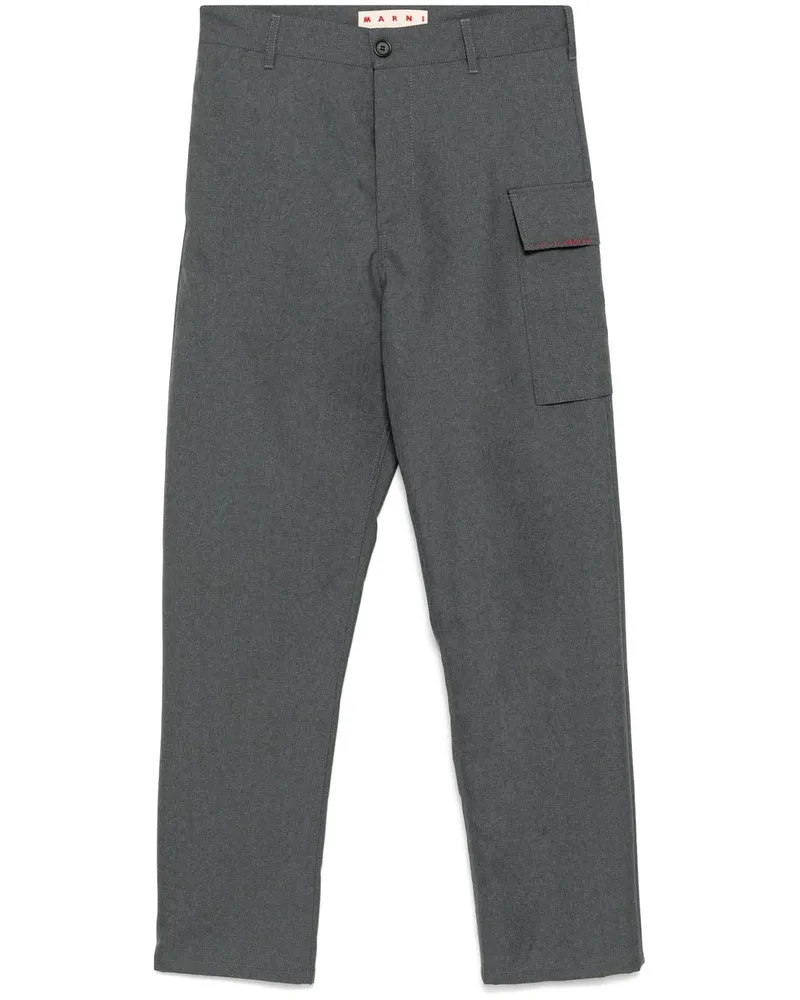 Marni Cargohose mit geradem Bein - Grau Grau