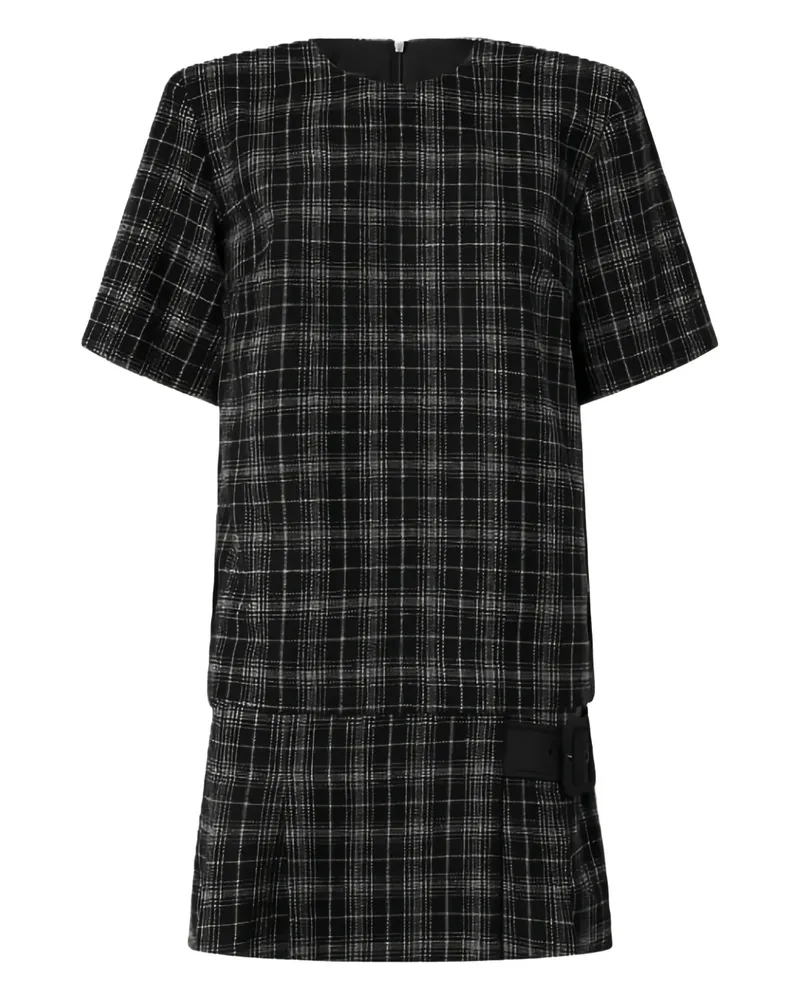 Pinko check buckle dress - ZC8 MULTI.NERO/BEIGE Zc8