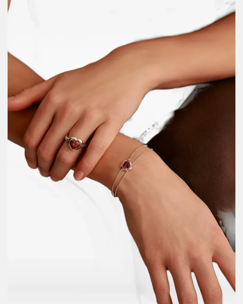 Thomas Sabo Elyndra Ring mit Zirkonia im Herzschliff - Silber Silber