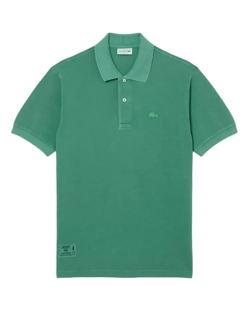 Lacoste Poloshirt mit Logo-Stickerei - Grün Grün