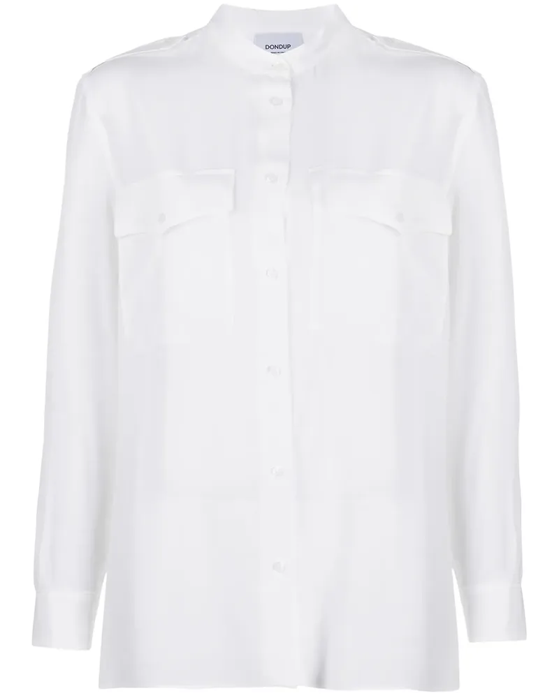 Dondup Oversized-Hemd - Weiß Weiß