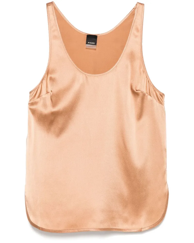 Pinko Oberteil aus Satin - Braun Braun