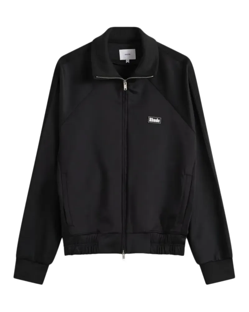 RHUDE Madera logo-patch jacket - Schwarz Schwarz