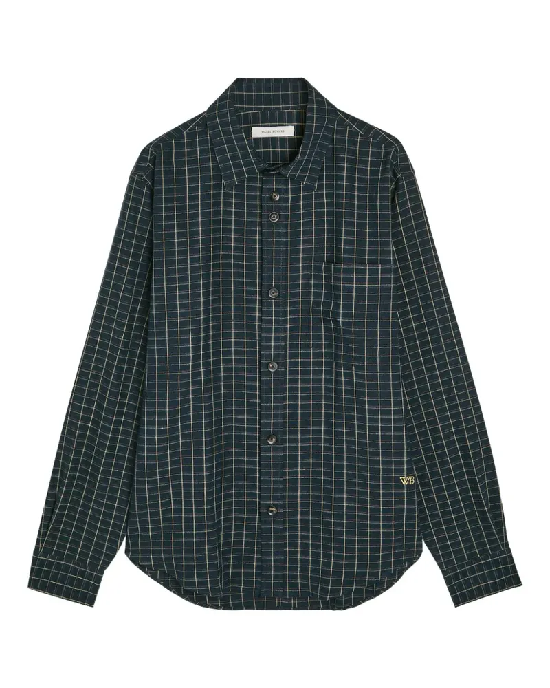 Wales Bonner Kariertes Hemd - Blau Blau