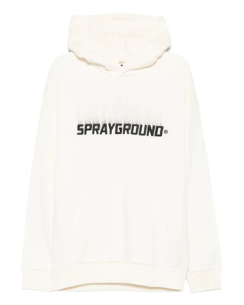 Sprayground Hoodie mit Logo-Stickerei - Weiß Weiß