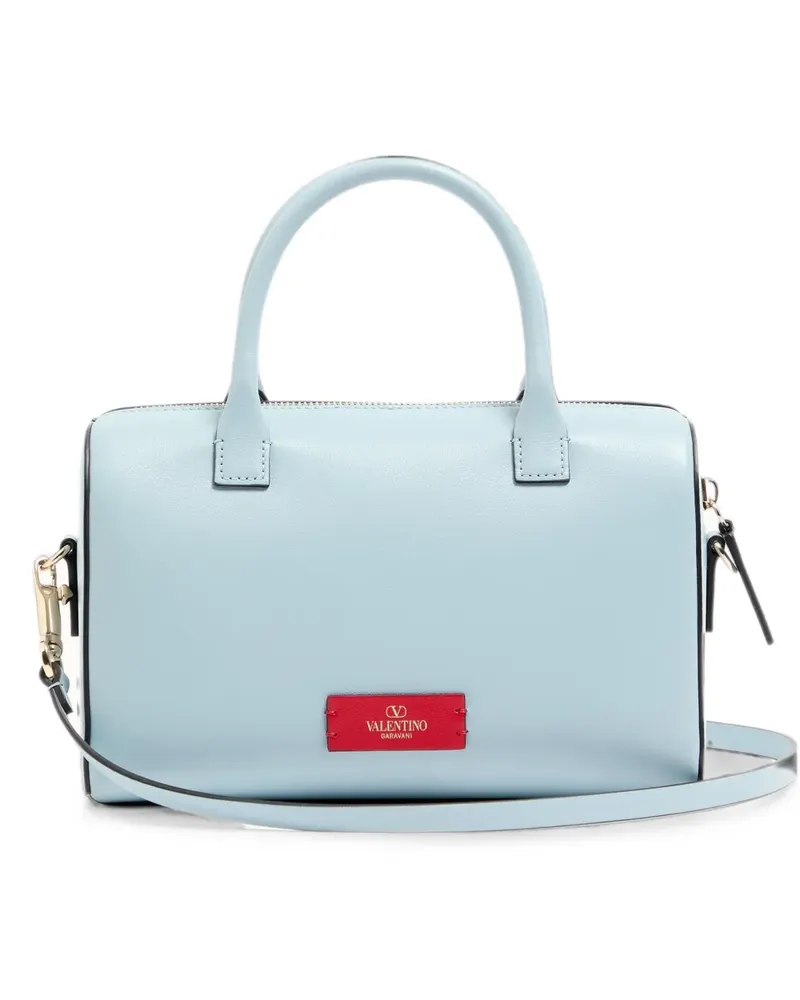 Valentino Garavani VLogo Walk calfskin handbag - Blau Blau