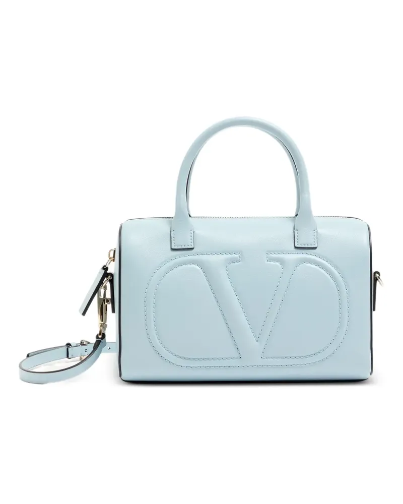 Valentino Garavani VLogo Walk calfskin handbag - Blau Blau