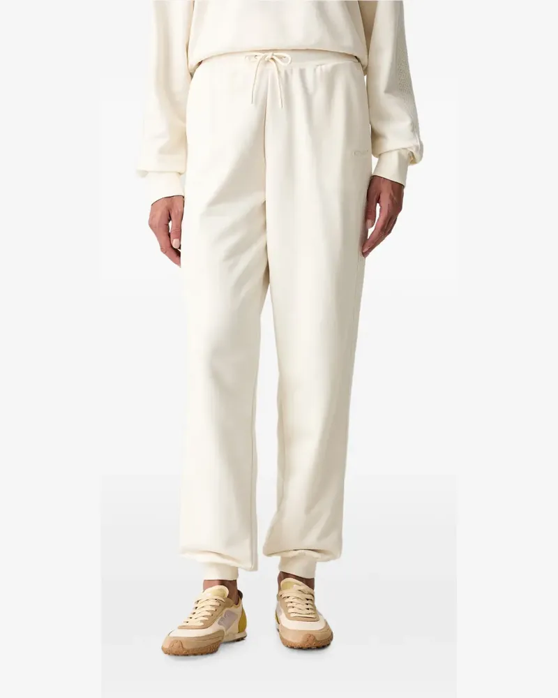 Guess logo-embroidered track pants - Weiß Weiß