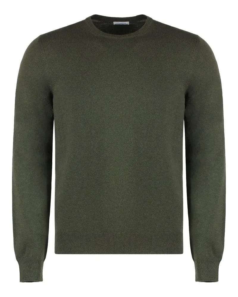 Malo Gerippter Pullover - Grün Grün