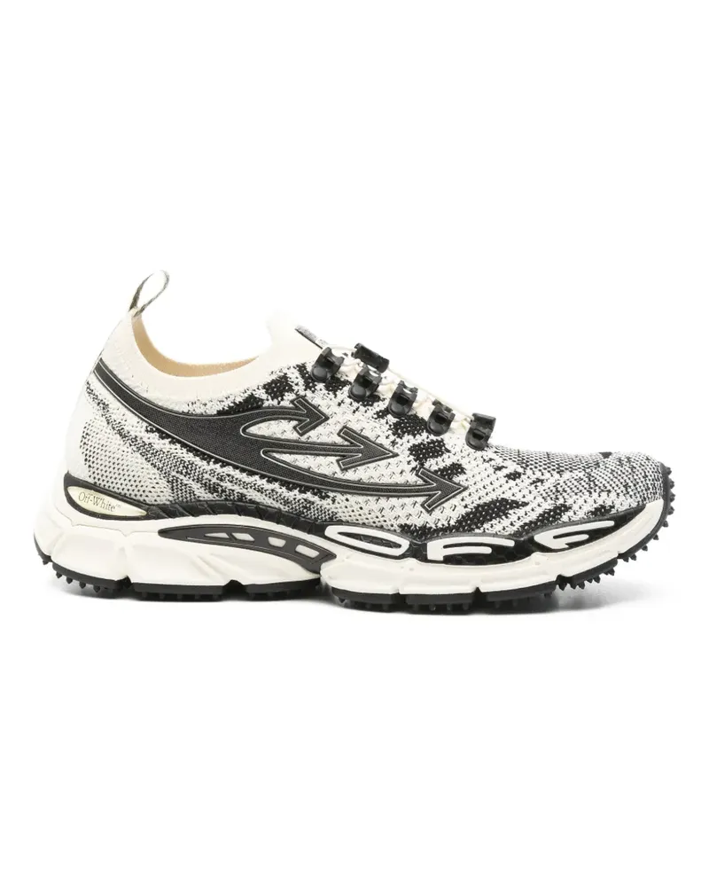 OFF-WHITE Arrow lace-up sneakers - Nude Nude