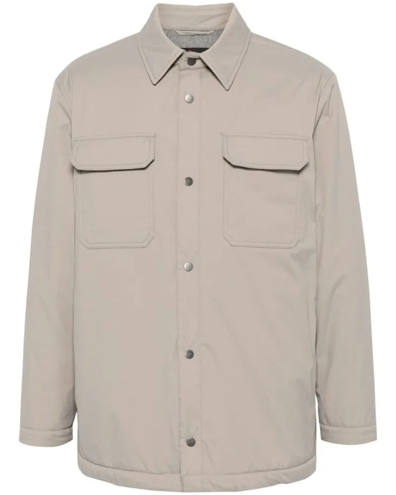 Kiton Gefütterte Jacke - Nude Nude