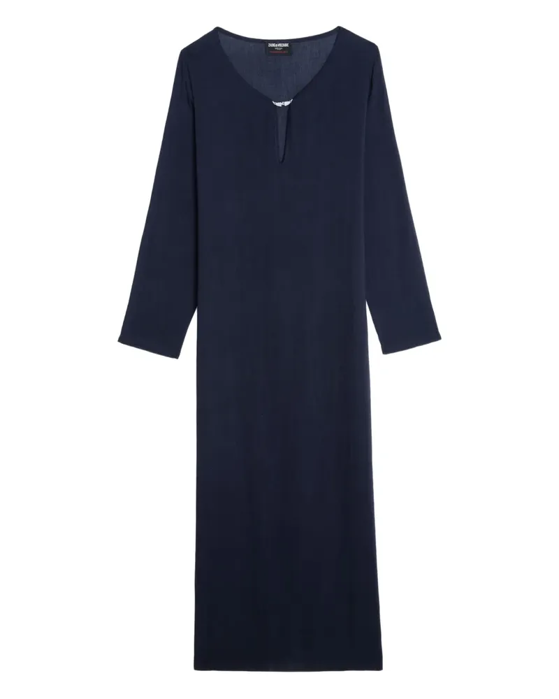 Zadig & Voltaire Delia Maxikleid - Blau Blau
