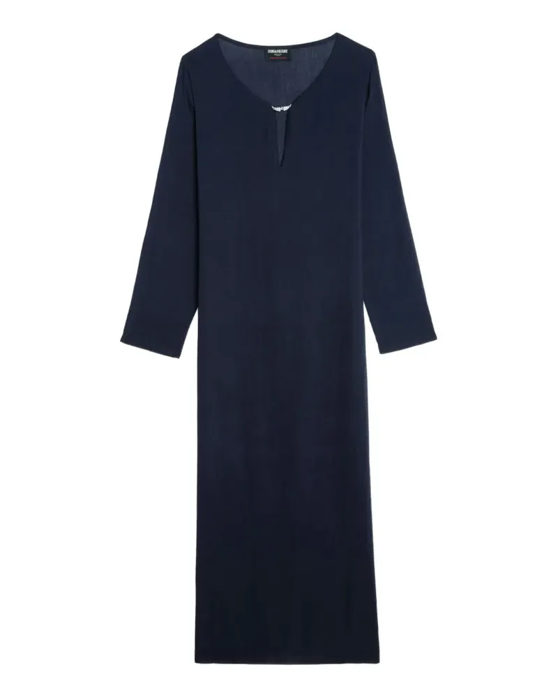 Zadig & Voltaire Delia Maxikleid - Blau Blau