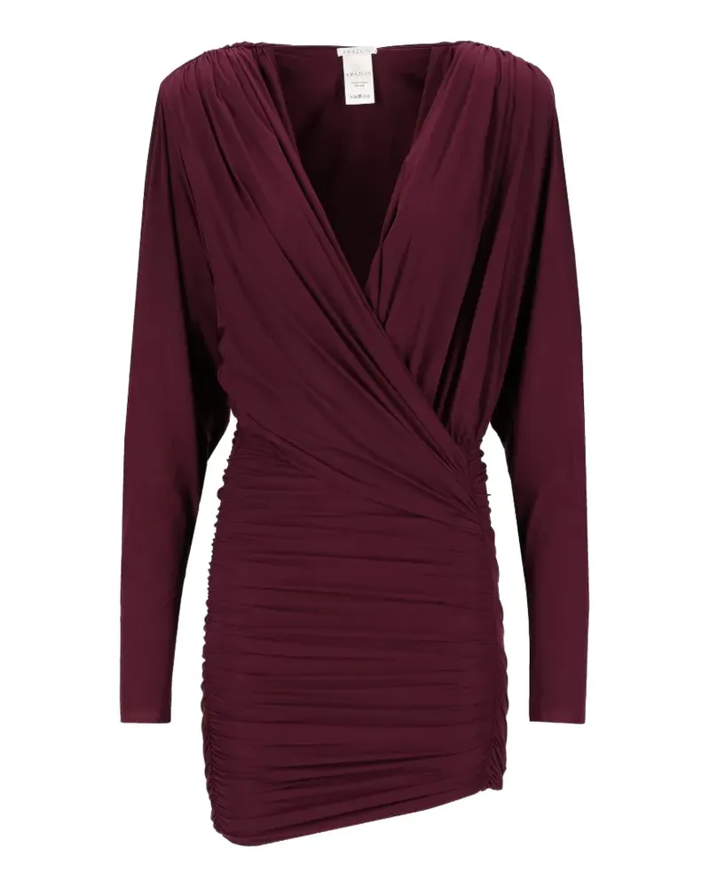 Amazuìn Drapiertes Sandy Minikleid - Rot Rot