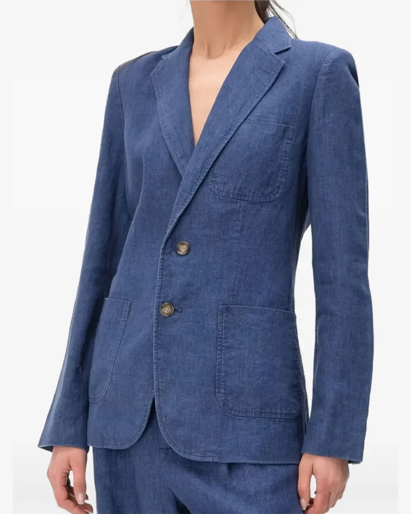 Ralph Lauren Einreihiges Sakko - Blau Blau