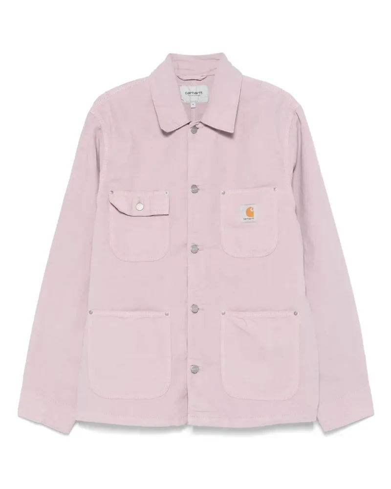 Carhartt WIP Jeansjacke mit Logo-Patch - Rosa Rosa