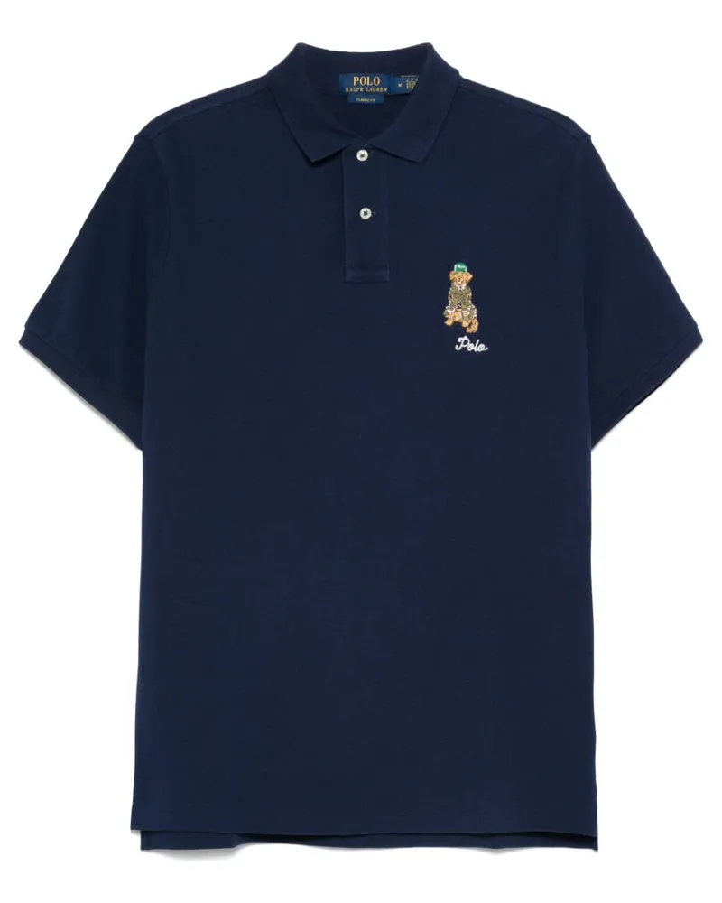 Ralph Lauren Poloshirt mit Logo-Stickerei - Blau Blau