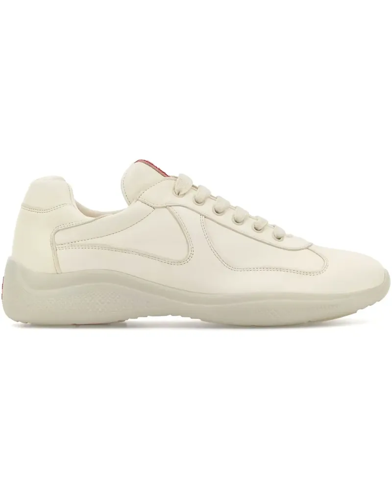 Prada Sneakers aus Leder - Nude Nude