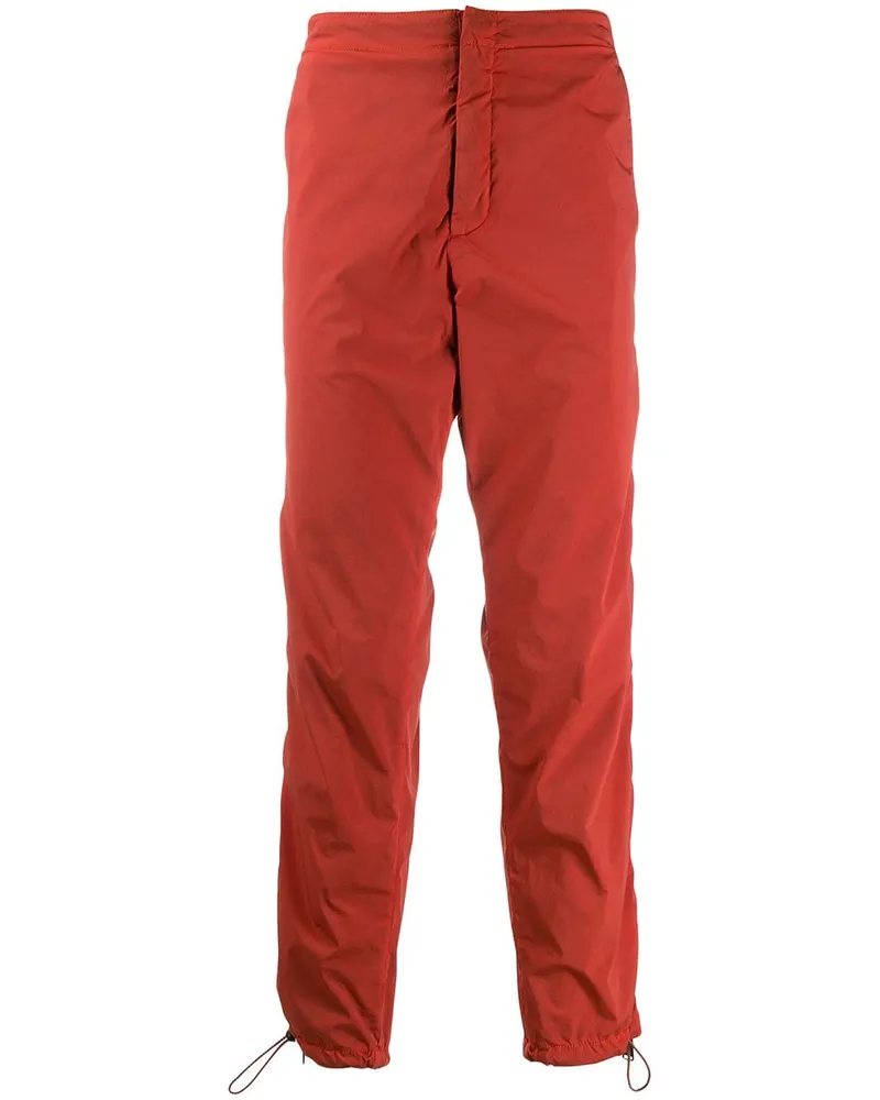 Heron Preston Hose mit seitlichen Reißverschlüssen Rot