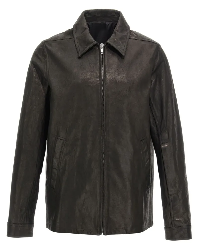 Rick Owens Brad Jacke - Schwarz Schwarz
