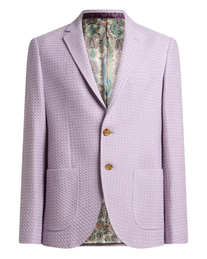 Etro cotton jersey blazer - Violett Violett