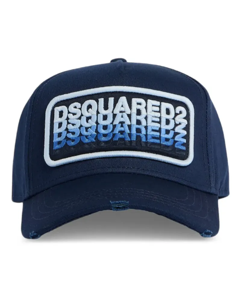 Dsquared2 Baseballkappe mit Logo-Stickerei - Blau Blau