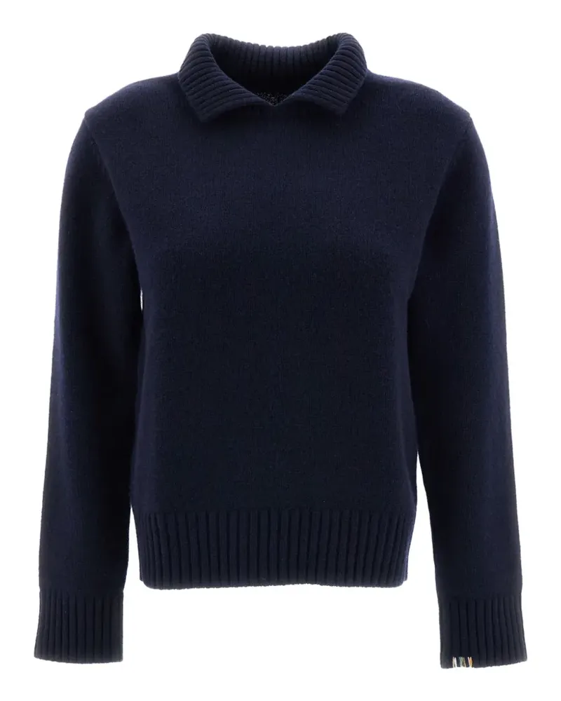 extreme cashmere Gerippter Jo Kaschmirpullover - Blau Blau