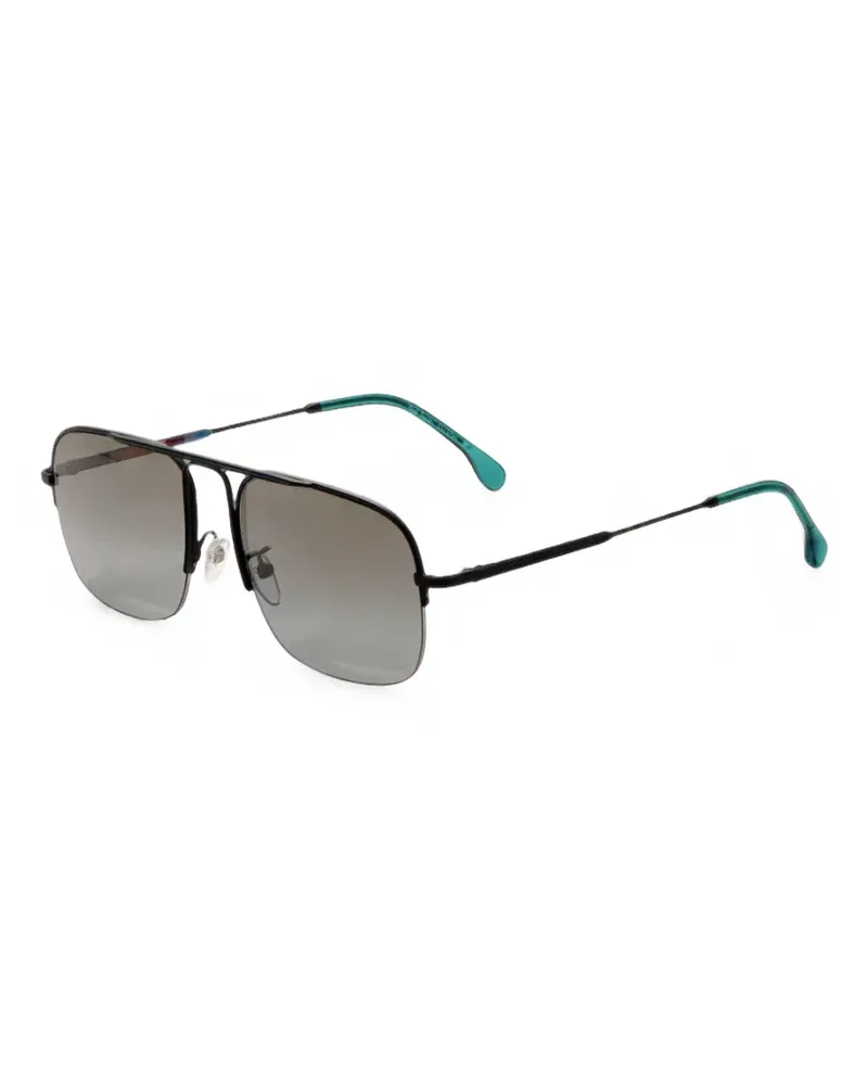 Paul Smith matte-finish navigator-frame sunglasses - Schwarz Schwarz