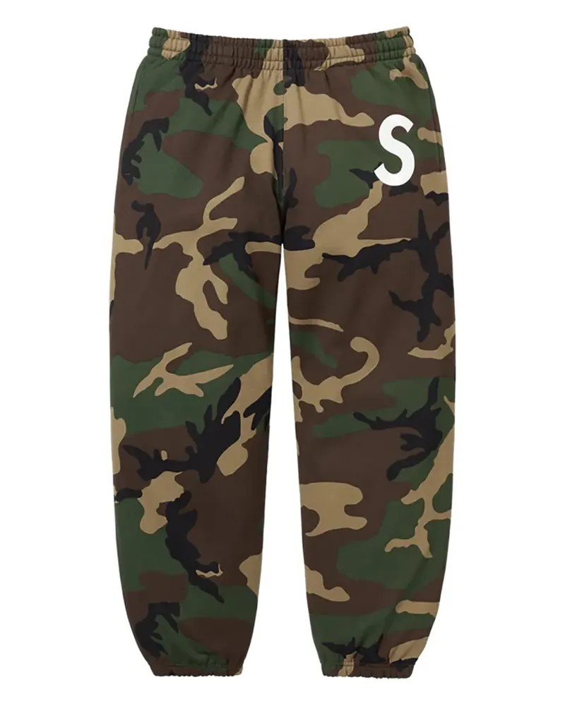 Supreme Being Jogginghose mit Camouflage-Print - Grün Grün