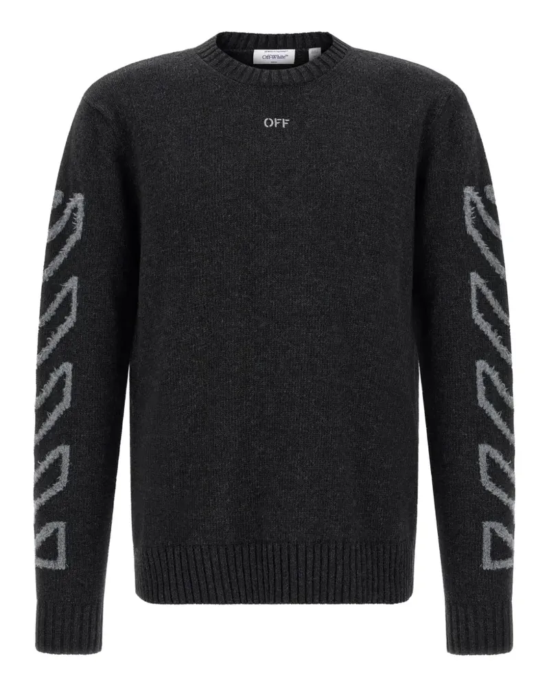 OFF-WHITE Diag Arrow intarsia sweater - Grau Grau