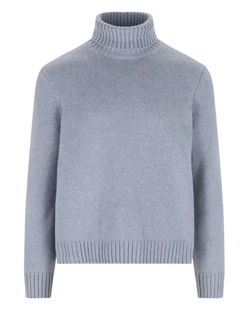 Loro Piana Dolcevita Kaschmirpullover mit Rollkragen - Blau Blau